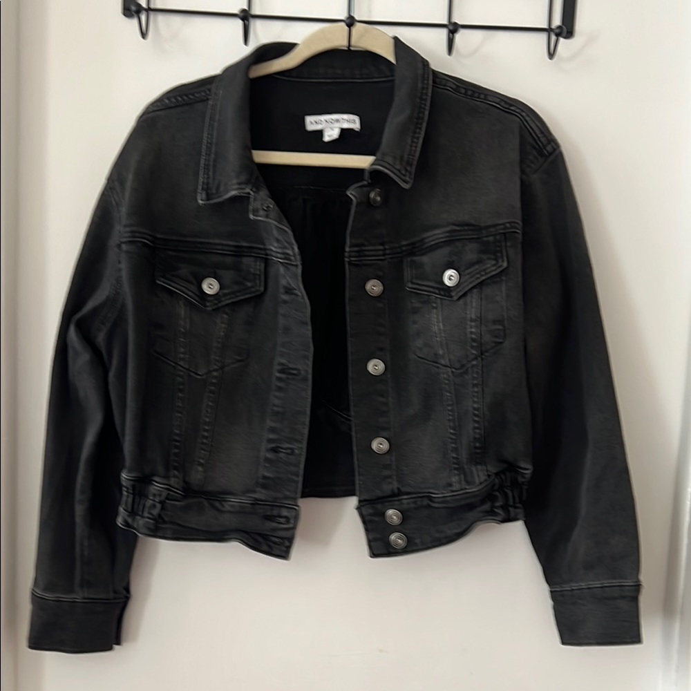 And Now This Black Denim Jacket